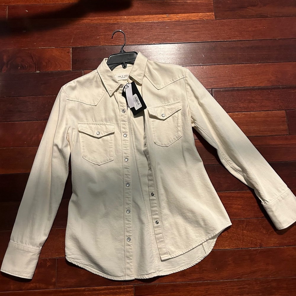Rag & Bone Featherweight Wyatt Shirt - Picture 3 of 7